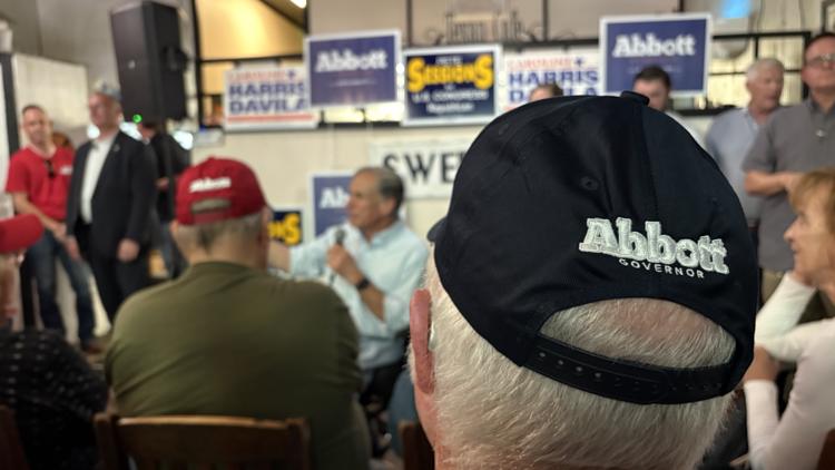 Gov. Greg Abbott rallies supporters in Hutto as Texas governor's race enters final stretch — KVUE (Austin), Austin Community news